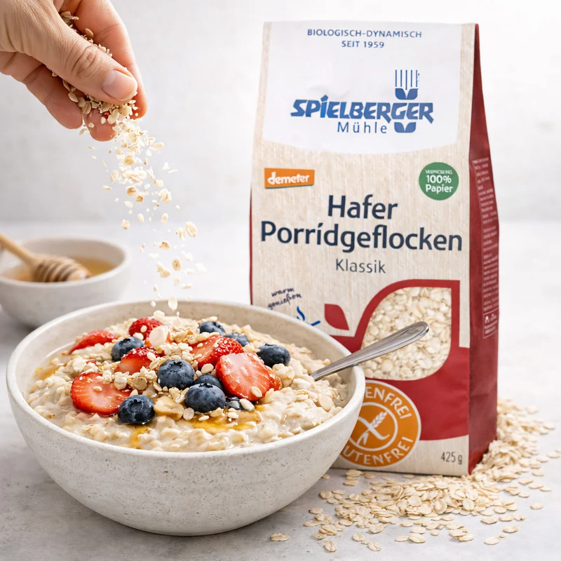 Spielberger Mühle Porridgeflocken - Hafer Klassik glutenfrei (425g)