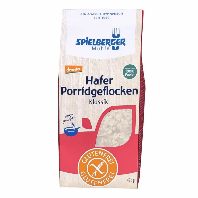 Spielberger Mühle Porridgeflocken - Hafer Klassik glutenfrei (425g)