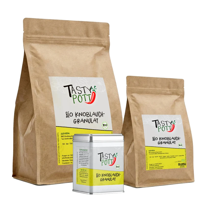 Tasty Pott Bio Knoblauchgranulat - im Beutel