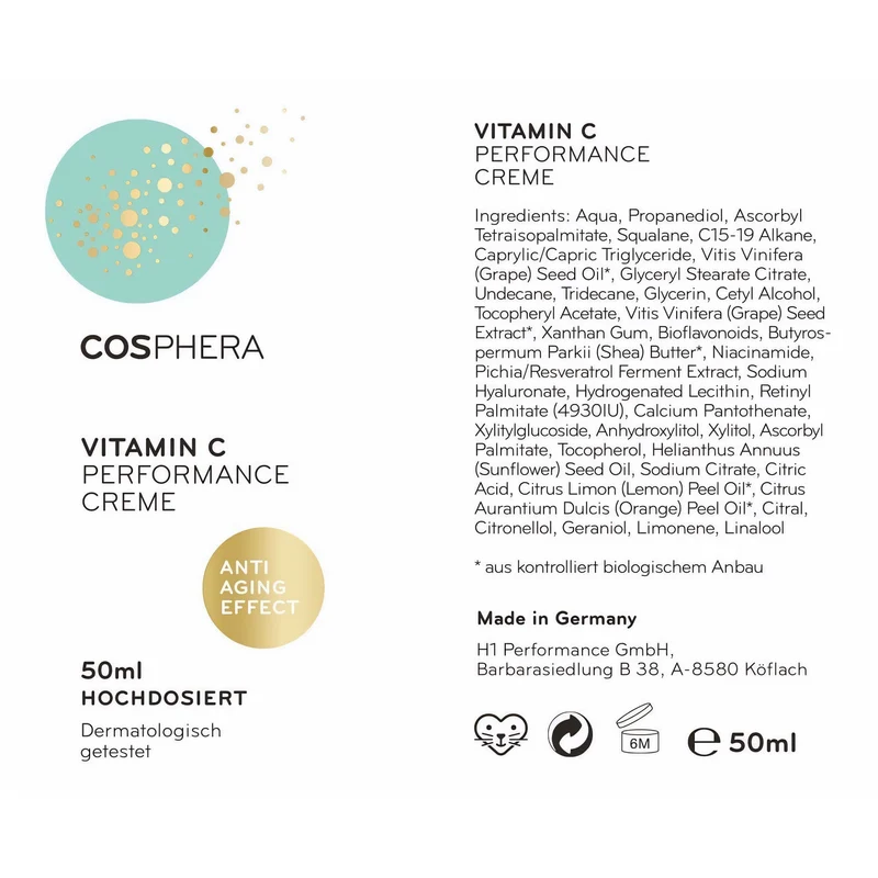 Cosphera Vitamin C Performance Creme - 50ml