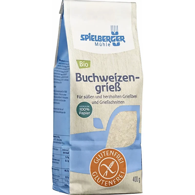 Spielberger Bio Glutenfreier Buchweizengrieß 400g