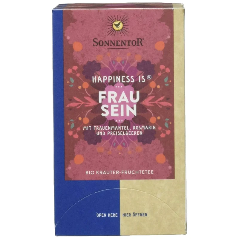 Sonnentor Bio Frau sein Tee Happiness is 31g