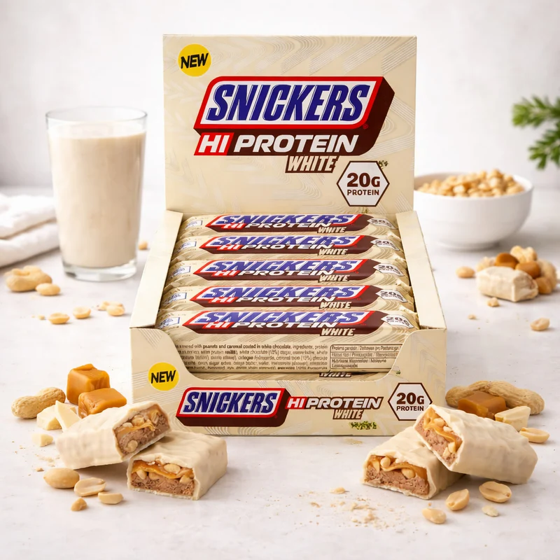 Snickers Hi-Protein White Bar 12x57g - weiße Schokolade