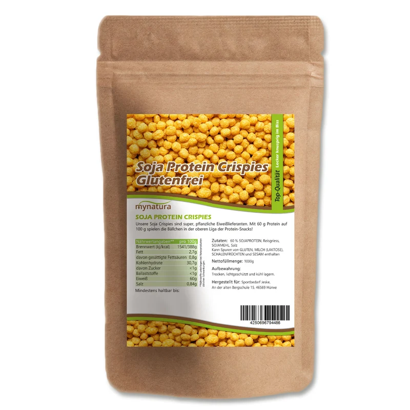 Mynatura Protein Soja Crispies 60% Eiweiß - 1000g