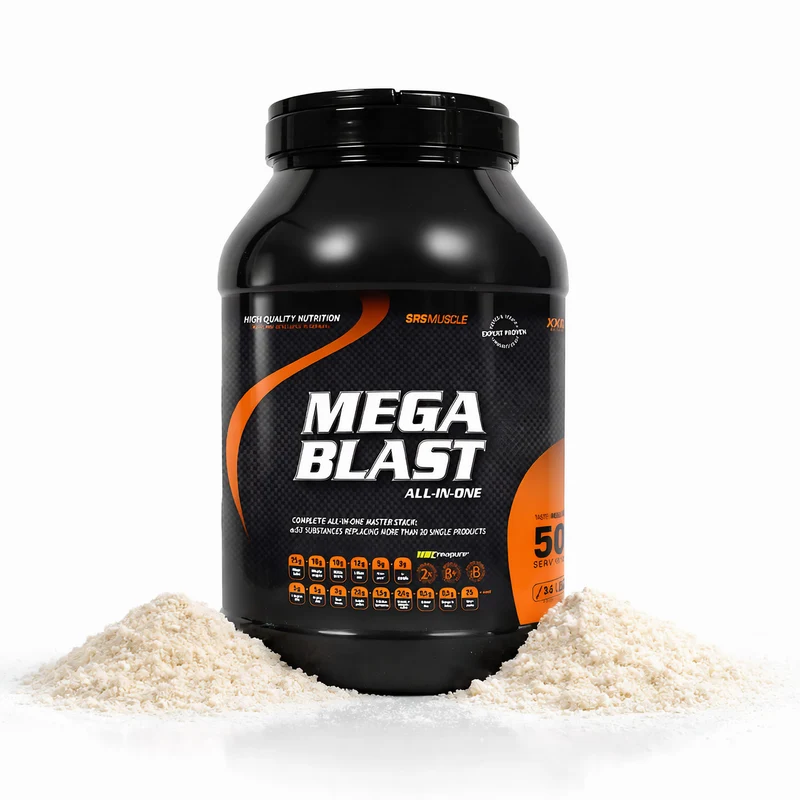 SRS Muscle Mega Blast All-in-one Red Berry - 3800g