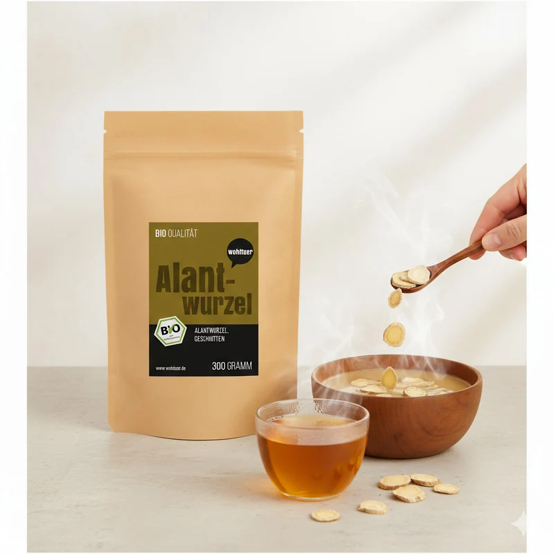 Wohltuer Bio Alantwurzel getrocknet geschnitten - 300g