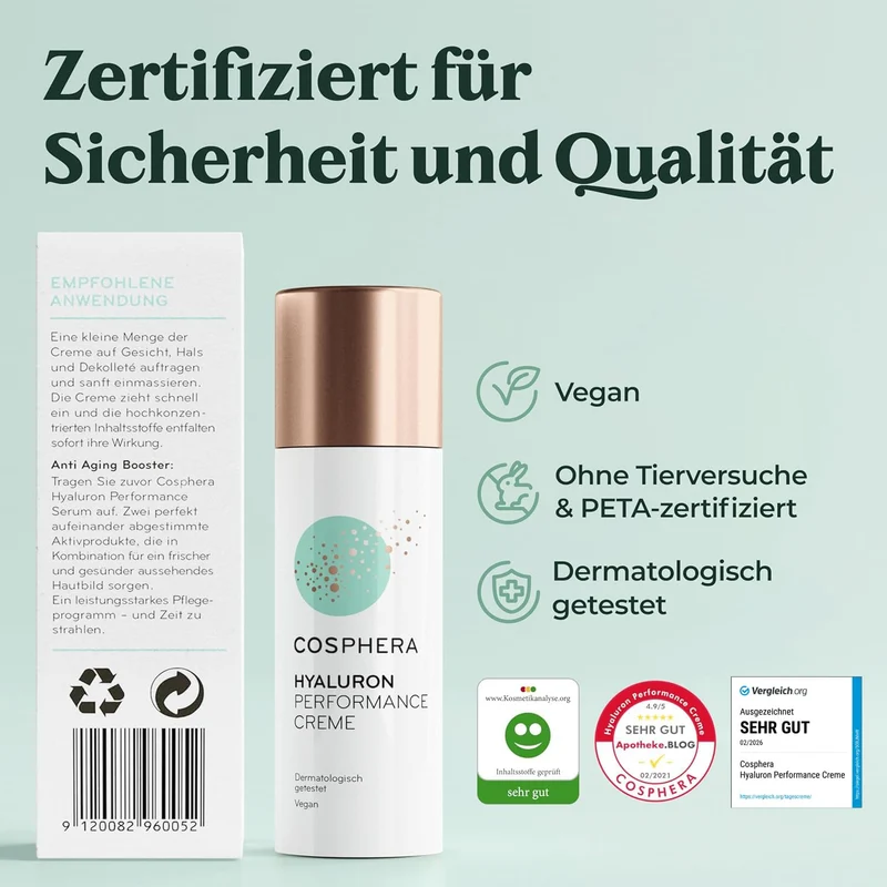 Cosphera Hyaluron Performance Creme - 50ml