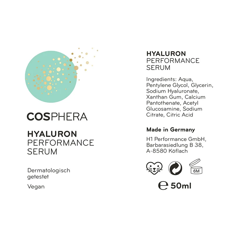 Cosphera Hyaluron Performance Serum hochdosiert - 50ml