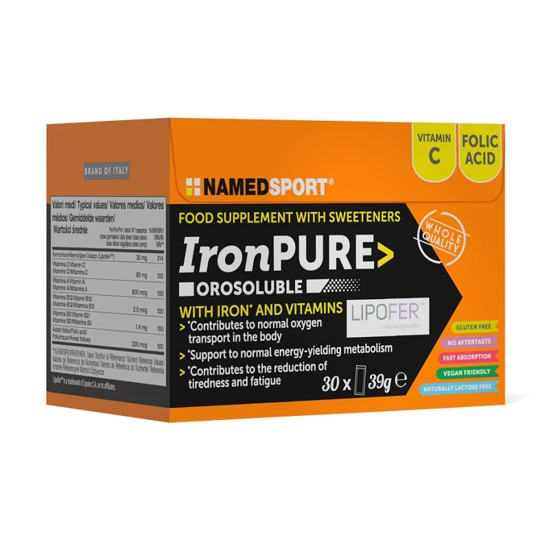 Iron Pure Orosolubile 30 x 1,3 gr