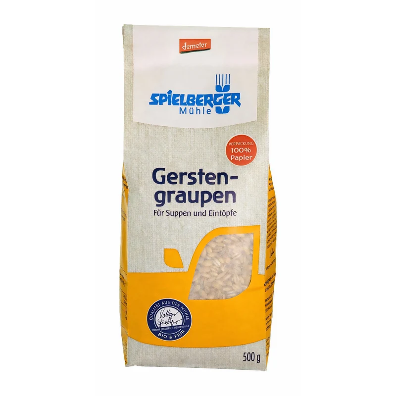 Spielberger Mühle Gerstengraupen, demeter (500g)