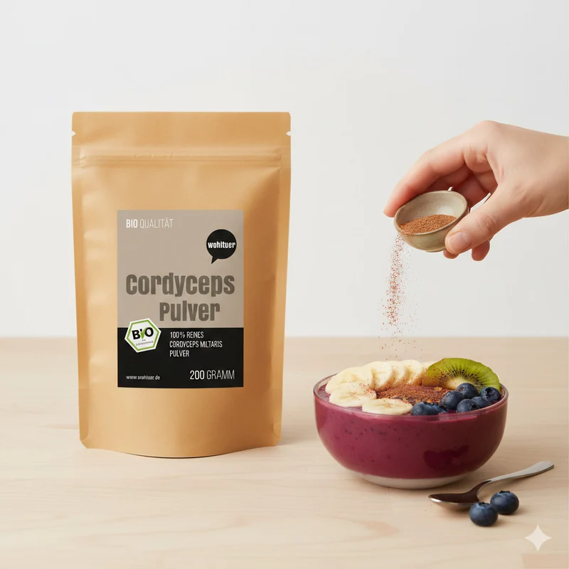 Wohltuer Bio Cordyceps Pulver Vitalpilz (200g)