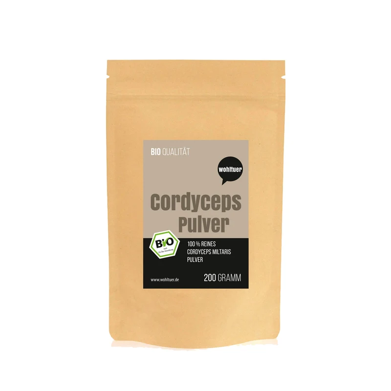 Wohltuer Bio Cordyceps Pulver Vitalpilz (200g)