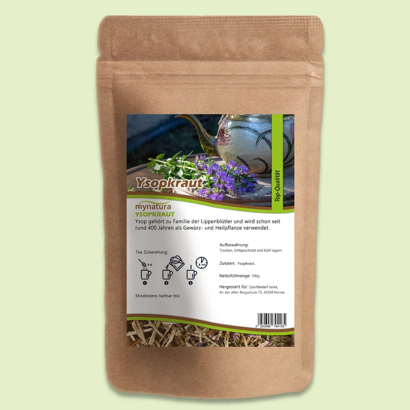 Ysopkraut von Mynatura – Aromatisches Kraut im Beutel – in verschiedenen Größen
