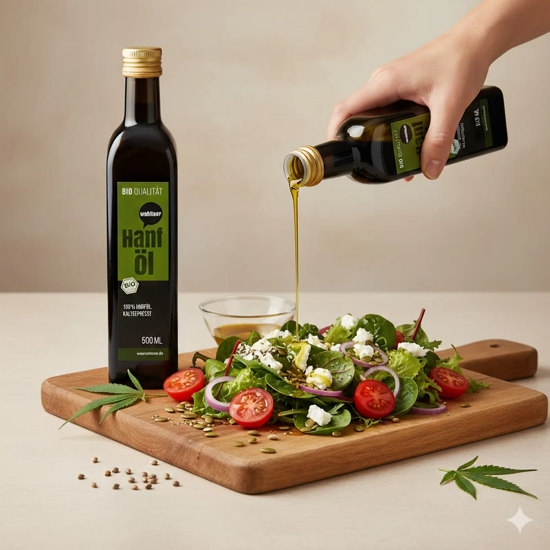 Wohltuer Bio Hanföl kaltgepresst - 500ml