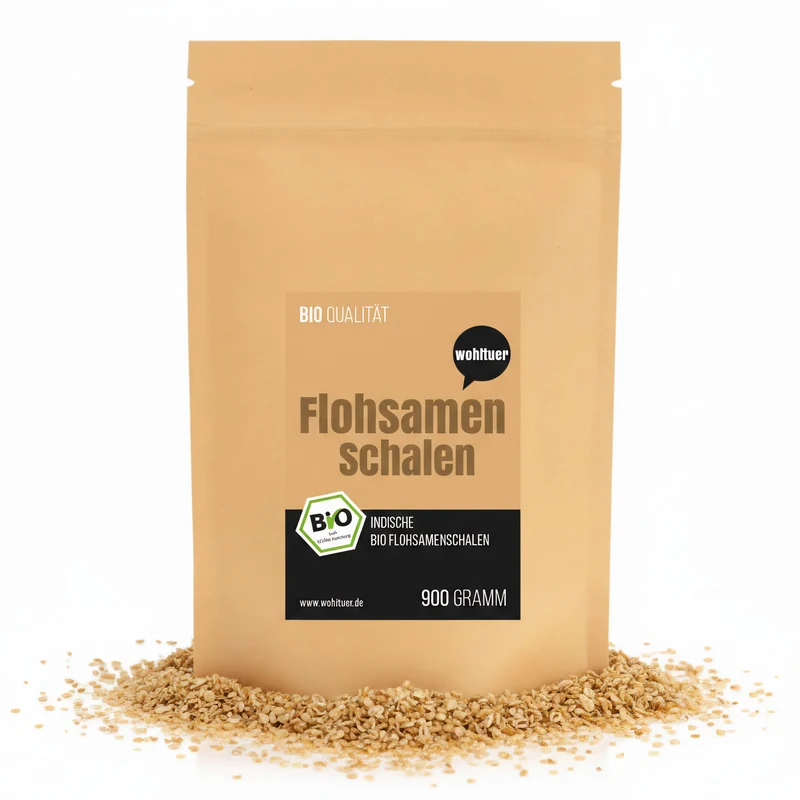 Wohltuer Bio indische Flohsamenschalen - 900g