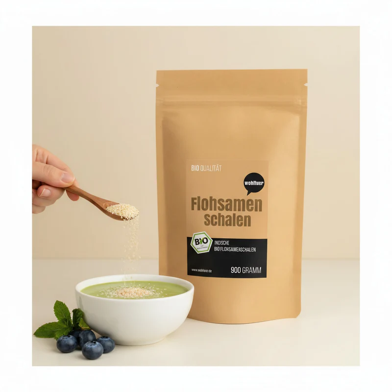 Wohltuer Bio indische Flohsamenschalen - 900g