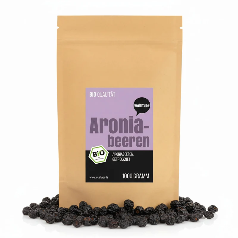 Wohltuer Bio Aroniabeeren getrocknet - 1kg