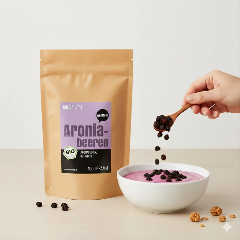 Wohltuer Bio Aroniabeeren getrocknet - 1kg
