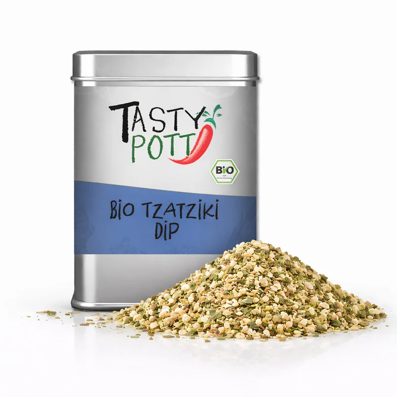 Tasty Pott Bio Tzatziki Dip - Gewürzmischung - 100g Dose