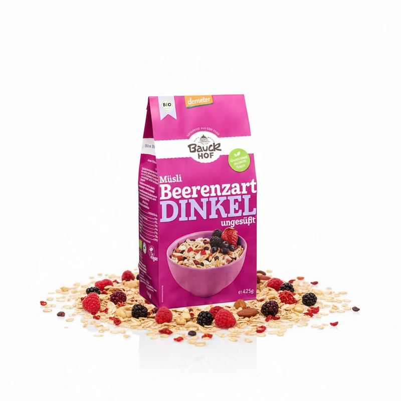 Bauckhof Bio Dinkelmüsli Beerenzart