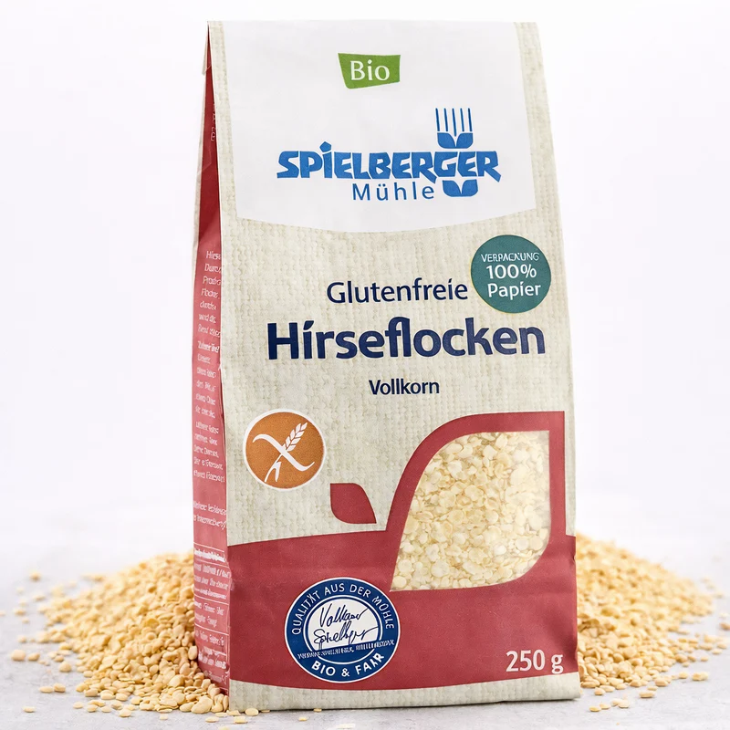 Spielberger Bio Glutenfreie Hirseflocken - 250g