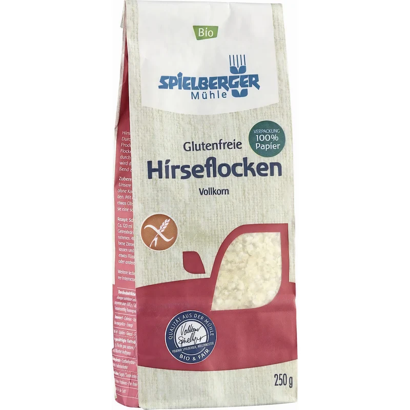 Spielberger Bio Glutenfreie Hirseflocken - 250g