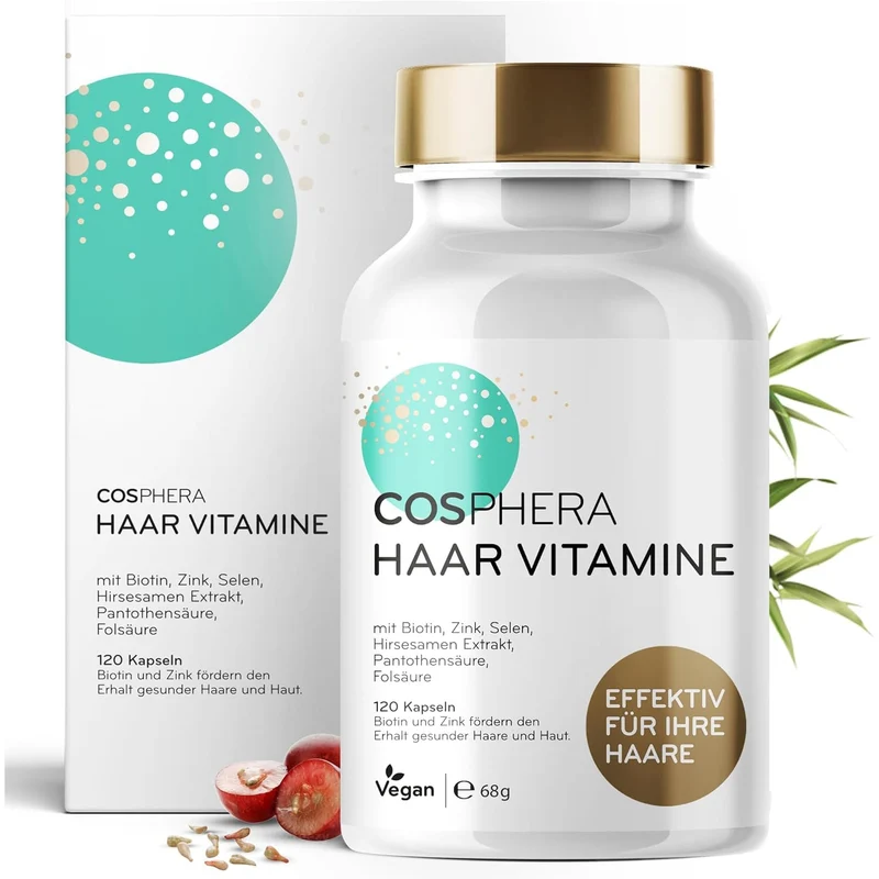 Cosphera Haar Vitamine - 120 Kapseln