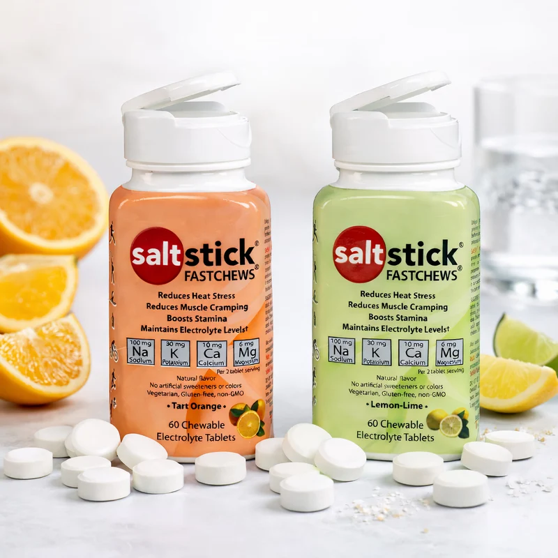 SaltStick Fast Chews Elektrolyt-Kautabletten - 96g (60 Kautabletten)