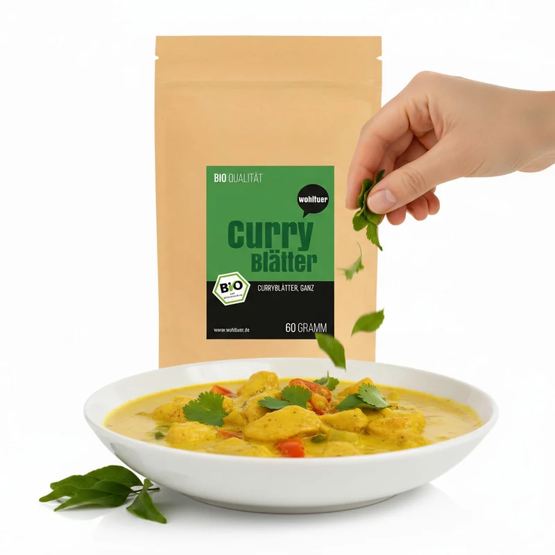 Wohltuer Bio Curryblätter ganz - 60g