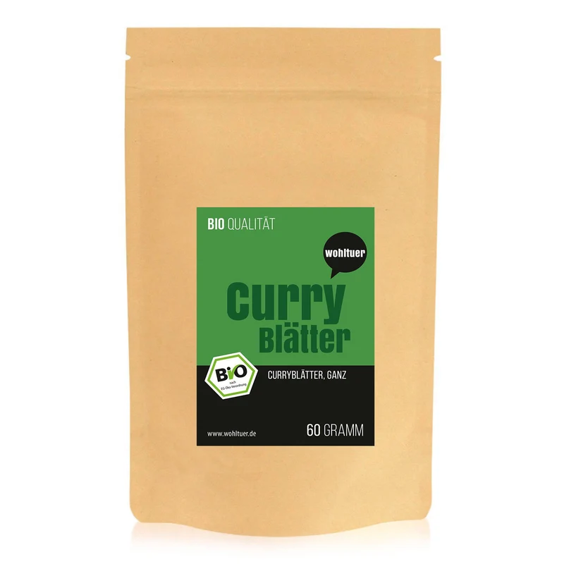 Wohltuer Bio Curryblätter ganz - 60g