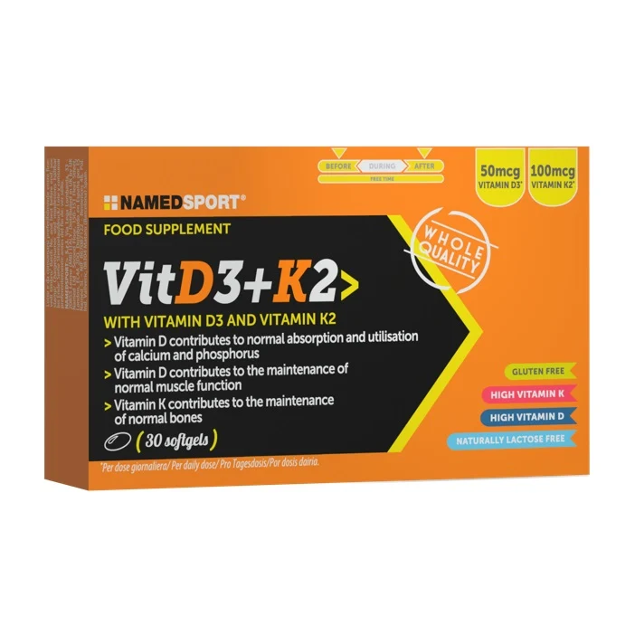 Vit D3+K2 - 30 cps
