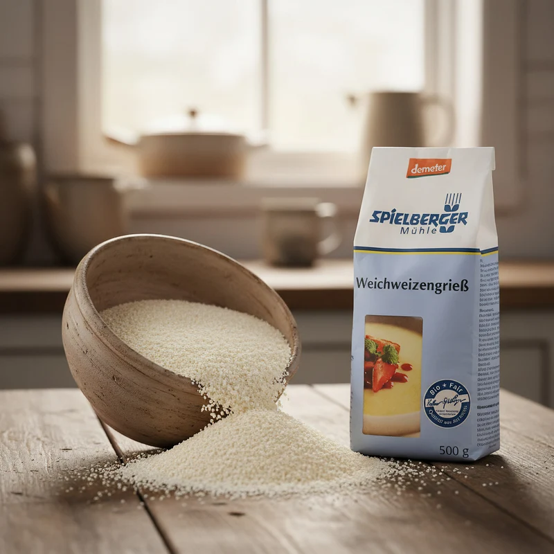 Spielberger Bio Weichweizengrieß - 500g