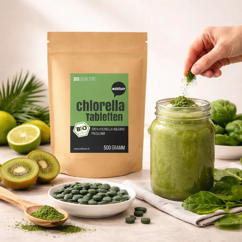 Wohltuer Bio Chlorella Tabletten - 500g