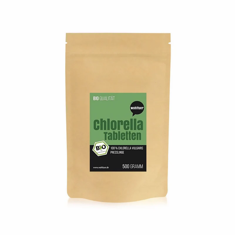 Wohltuer Bio Chlorella Tabletten - 500g