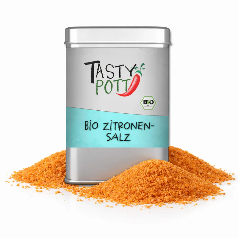 Tasty Pott Bio Zitronensalz - Salz - 100g Dose