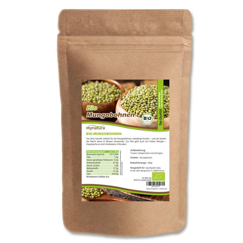 Mynatura Bio Mungobohnen – 1000g