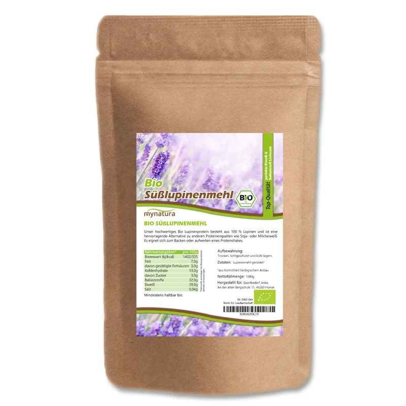 Mynatura Bio Süßlupinenmehl – 1000g