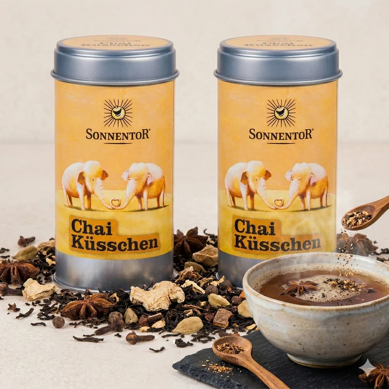 Sonnentor Bio Chai Küsschen Gewürz - 2x70g