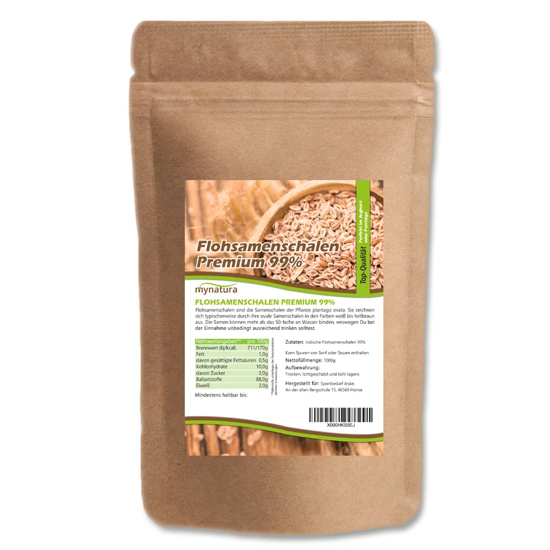Mynatura Flohsamenschalen Premium 99% - 1000g