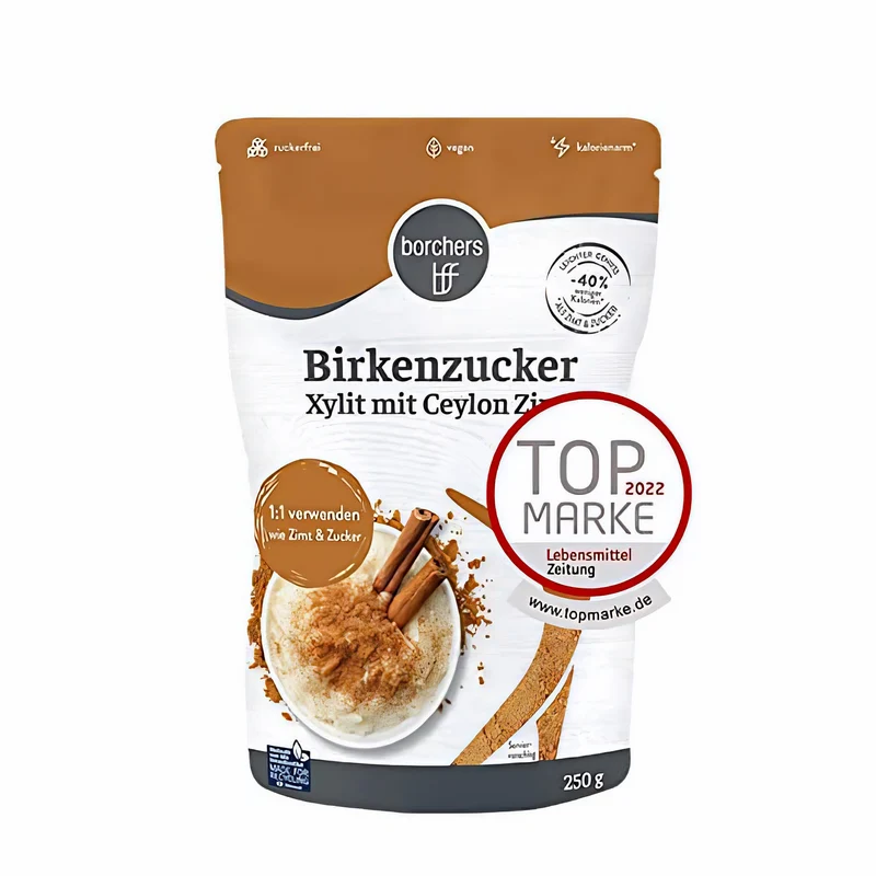 borchers Birkenzucker 100% Xylit mit Ceylon Zimt - 250g