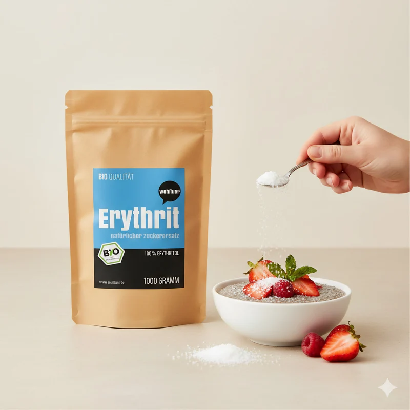 Wohltuer Bio Erythrit Süßmittel - 1000g