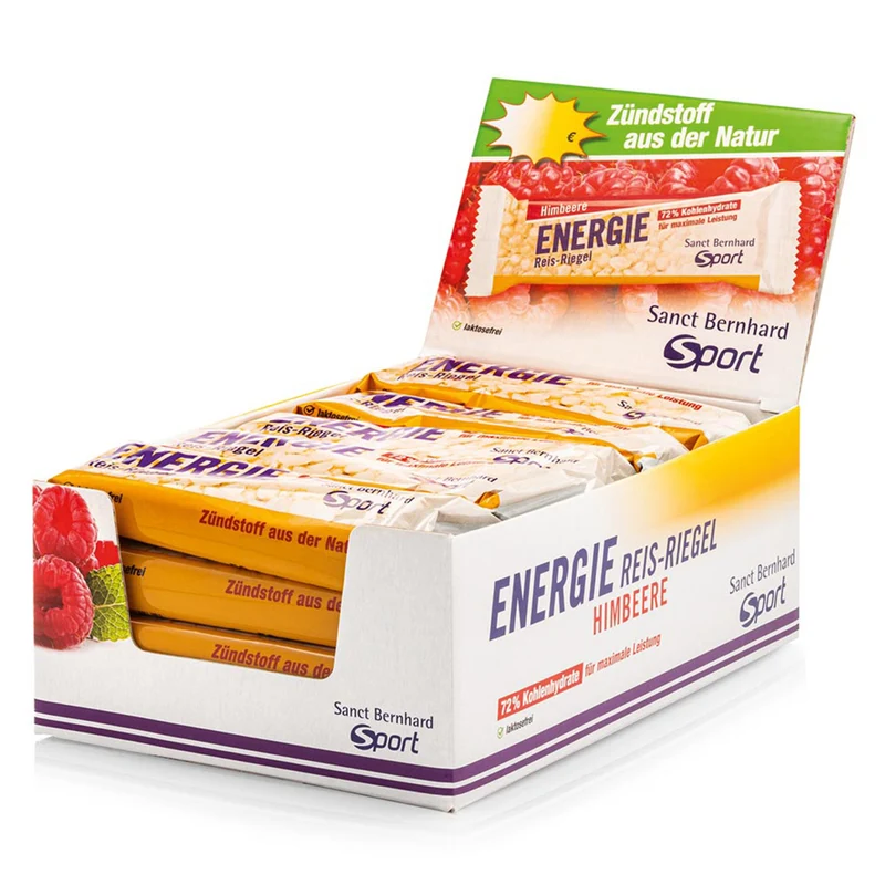Sanct Bernhard SPORT Aktiv3 Energie Reis-Riegel 20x50g – verschiedene Geschmäcker