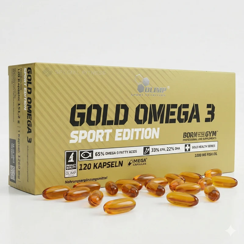 Olimp Gold Omega 3 Sport Edition - 120 Kapseln
