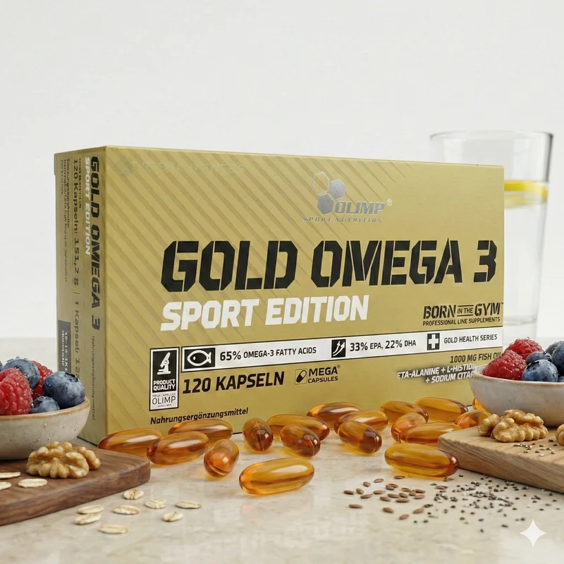 Olimp Gold Omega 3 Sport Edition - 120 Kapseln