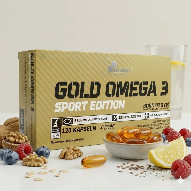 Olimp Gold Omega 3 Sport Edition - 120 Kapseln