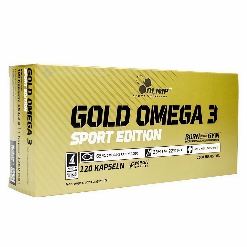Olimp Gold Omega 3 Sport Edition - 120 Kapseln