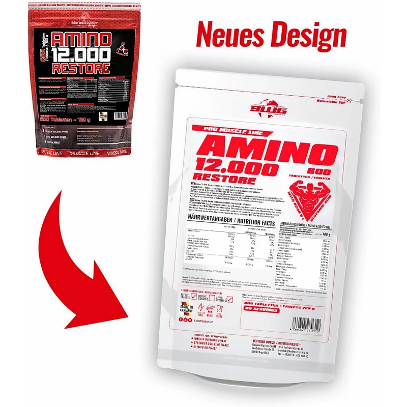 BWG Amino Restore BCAA 12000 + BCAA’s Tabs