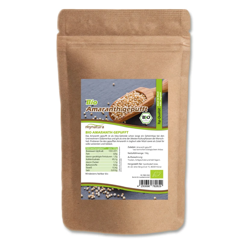 Mynatura Bio Amaranth gepufft - 700g