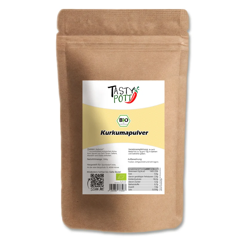 Tasty Pott Bio Kurkuma gemahlen 1kg