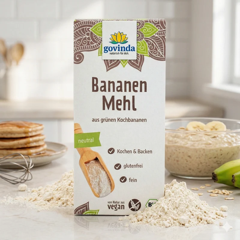 Govinda Bananenmehl aus grünen Kochbananen glutenfrei - 350g